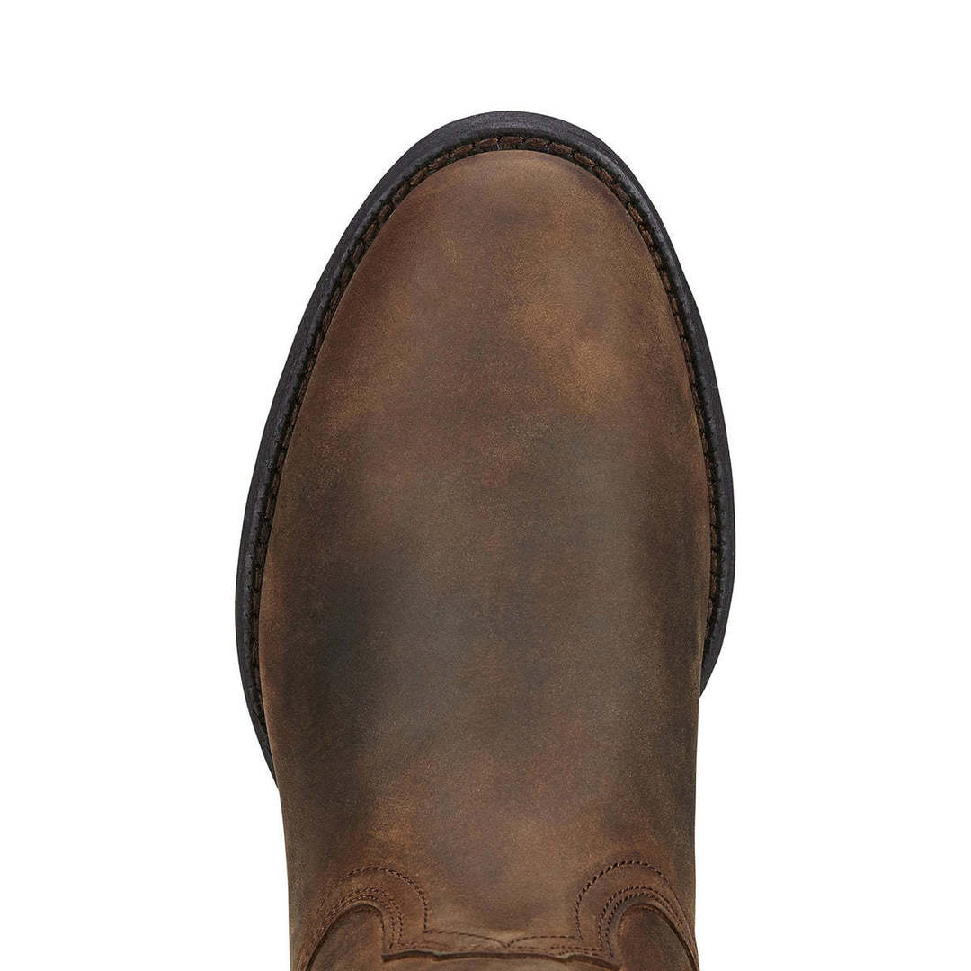 Ariat Men's Heritage Roper Distressed Brown - Image 11