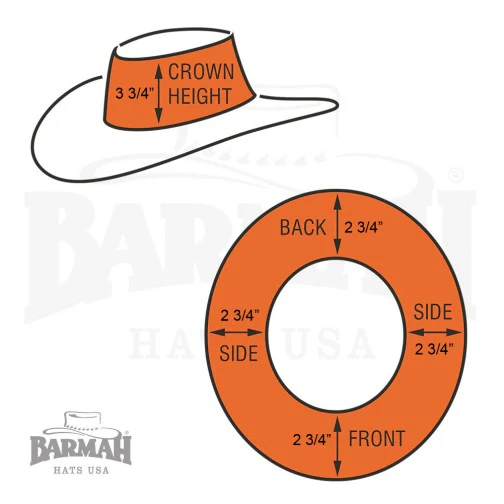 Barmah Bronco Foldaway Leather Hat - Image 6