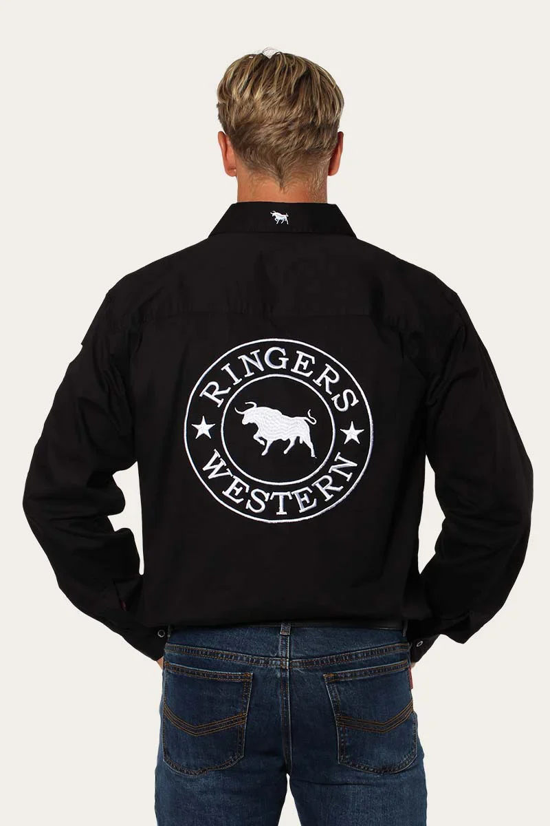 Ringers Western Hawkeye Mens Full Button Work Shirt - Image 4